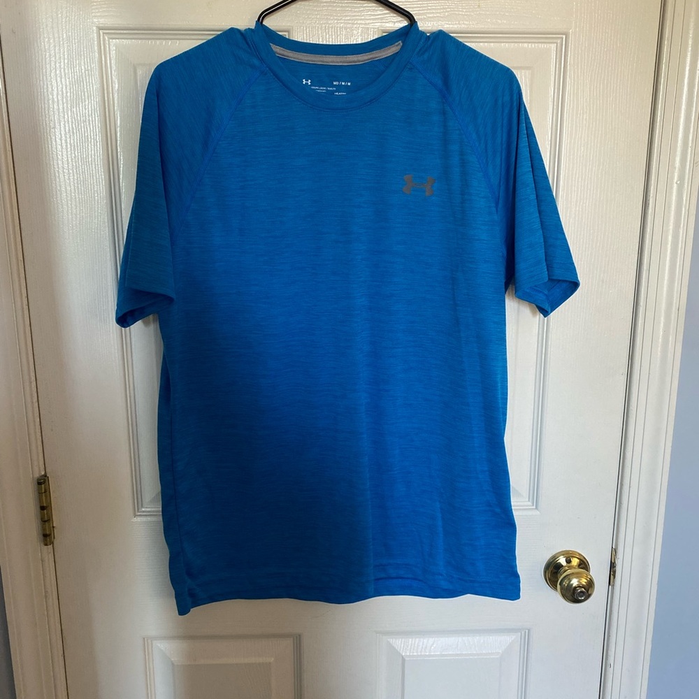 Under Armour blue shirt